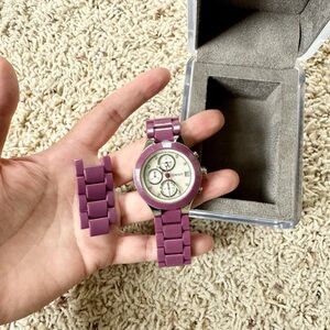 DKNY Purple Wrist Watch